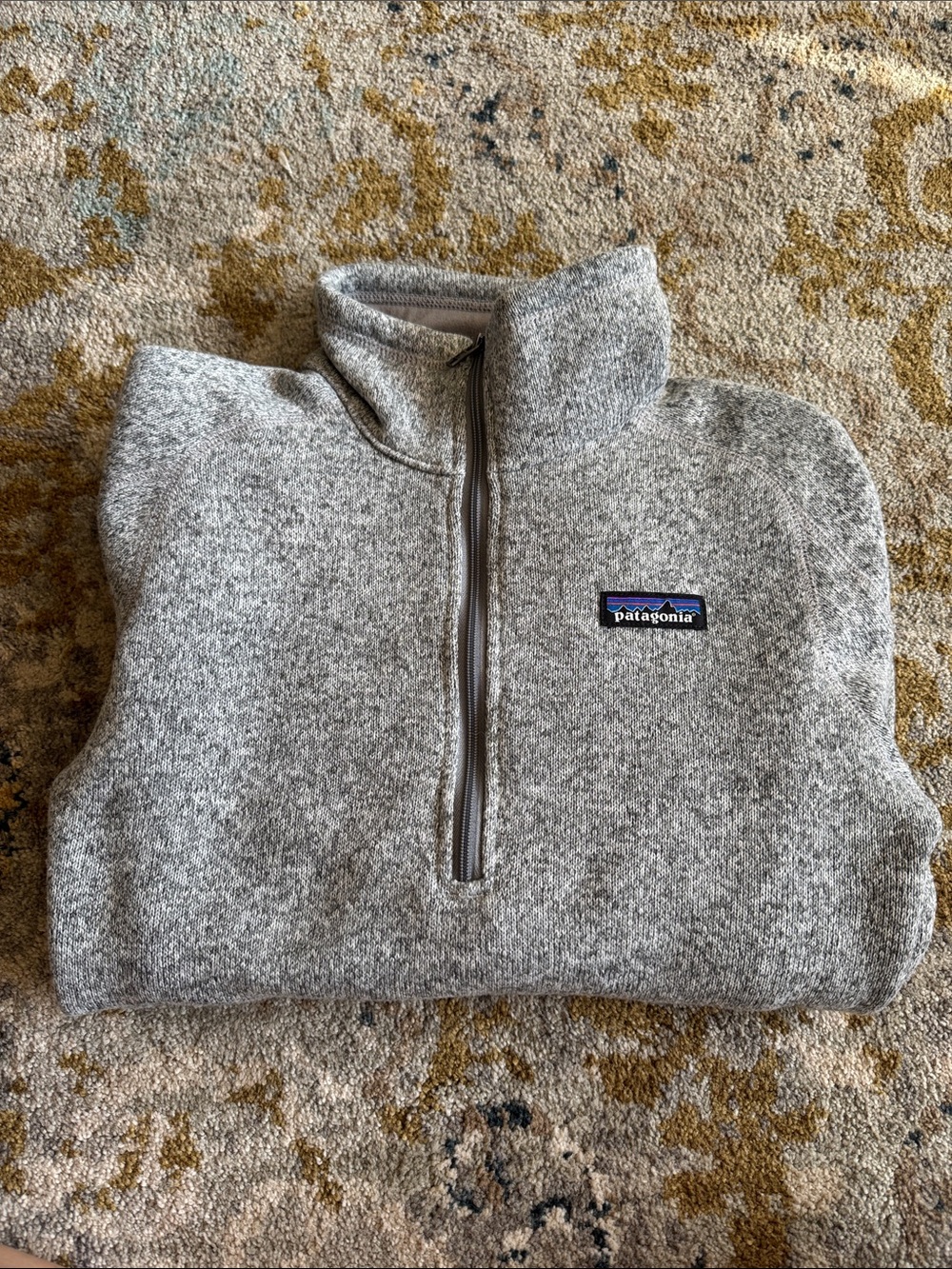 Patagonia Women’s Better Sweater Gray Half-Zip Pullover Sweater